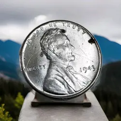 1943 P LINCOLN STEEL WHEAT CENT/PENNY ? THIS IS A WW2 STEEL WAR CENT