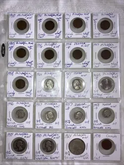 LOT OF 20-INSTANT COIN COLLECTION!.SILVER, WW2, FOREIGN, OLD COPPER ETC