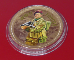 MEDAL MEDALLION WW2 WWII FORCES WAR SOLDIER 1ST CANADIAN PARACHUTE BATTALION