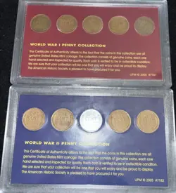 WORLD WAR 1 & WORLD WAR 2 PENNY COLLECTION