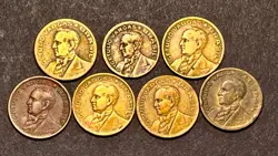 7 WORLD WAR 2 BRAZIL COINS LOT 1943, 1944, 1945