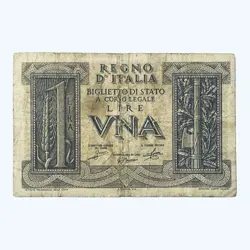 ITALIAN BANKNOTE PRE
