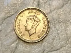 QUARTER RUPEE SILVER