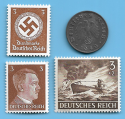HITLER SWASTIKA STAMP