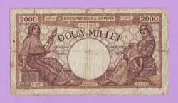 2000 LEI 1941 ROMANIA ROMANIAN PICK-53A FREE SHIPPING WWII WW2