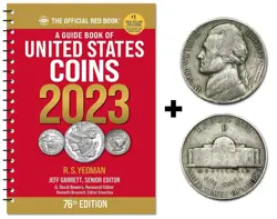 2023 THE OFFICIAL RED BOOK: GUIDE BOOK OF U.S. COINS   SILVER WW2 NICKEL SPIRAL