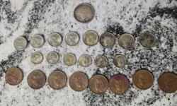 LOT OF 23  VINTAGE PHILIPPINES WORLD WAR 2 COINS
