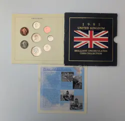 BRITISH UNCIRCULATED COIN COLLECTION 1995. FULL SET, WORLD WAR 2 MEMORABILIA