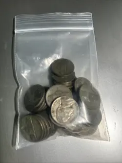 39 ASSORTED WW2 NICKELS SILVER