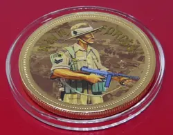 MEDAL MEDALLION WW2 WWII FORCES WAR COMMEMORATIVE 9TH GURKHA RIFLES CORPORAL