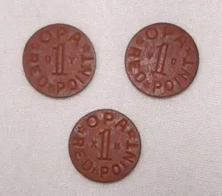 RATION TOKENS COINS
