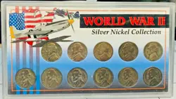 WORLD WAR 2 SILVER NICKEL COLLECTION