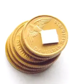 LOT GERMAN 6X 5, 10 REICHSPFENNIG COIN 1937- 1939 BRASS SWASTIKA 3RD WW2 PFENNIG