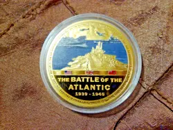 COMMEMORATIVE COIN THE BATTLE OF THE ATLANTIC
