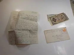 LETTER 1945 CURRENCY