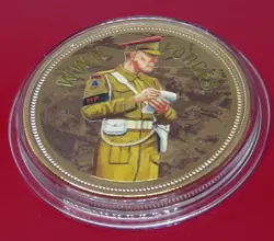 MEDAL MEDALLION WW2 WWII FORCES WAR COMMEMORATIVE LANCE CORPORAL MILITARY POLICE