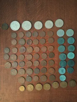 BUNDLE REICHSPFENNIG REICHSMARK