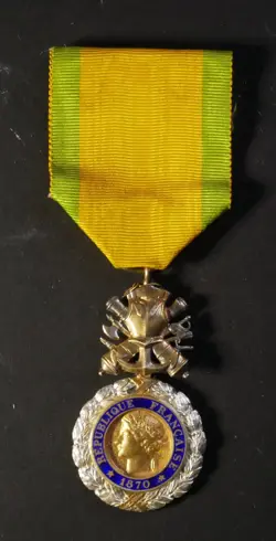 MILITARY MEDAL 3RD REPUBLIC WW1 WW2 FRANCE MILITARIA