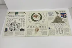 LINCOLN MEMORIAL COLLECTION, OLD WEST COLLECTION & WW2 EMERGENCY COINAGE HOLDERS
