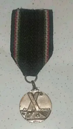 MEDAGLIA 10 ANNUALE  SU ROMA SETTIMANA MECCANICA AGRARIA 1932 ANNO X WW2