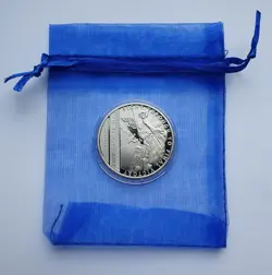 2021 GIBRALTAR - WW2 - THE PEOPLE'S WAR HALF CROWN SILVER PLATED COIN