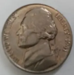 YY124 BU 1941 WW2 VINTAGE NICKEL