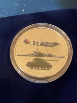 2024 JERSEY D-DAY 80TH ANNIVERSARY WW2 5 FIVE POUND WITH COLOUR BU COIN -MINT