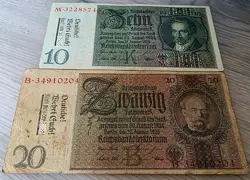 MARK/20 MARK/1929/BANKNOTE/WW2/DRITTES