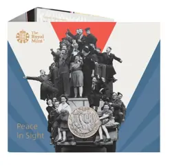 2020 ROYAL MINT VE DAY VICTORY IN EUROPE 75 YEARS WW2 BU 2 TWO POUND BU COIN PK