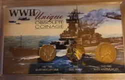 WORLD WAR 2 UNIQUE OBSOLETE COINAGE