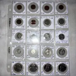 LOT OF 20-INSTANT COIN COLLECTION!.SILVER, FOREIGN , BICENTENNIAL WW2, ETC