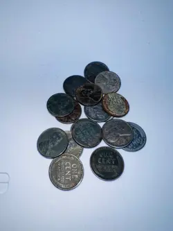 CULL STEEL PENNY LOT OF 18 WW2 CENTS