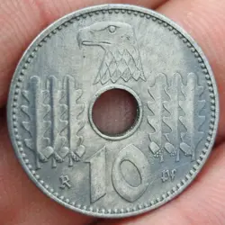 ZINC NAZI COIN
