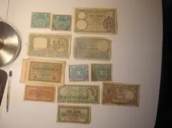 WW2 ERA ALLIED BANKNOTE LOT OF 10 + 2 OTHERS