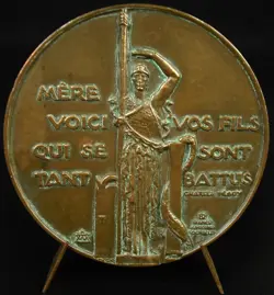 MEDAL 1974 ANDR BORD TRIBUTE VETERAN 2ND WORLD WAR WW2