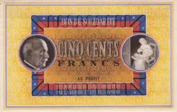 FRANCE 500 FRANCS PETAIN  WW2 AUUNC