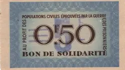 FRANCE 50 CENTIMES PETAIN  WW2 AUUNC