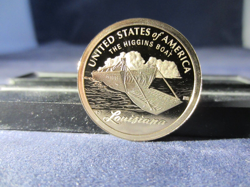1-2023-S INNOVATION DOLLAR D.C. PROOF LOUISIANA - HIGGINS BOAT LANDING BOAT WW2
