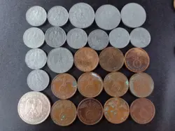 ADOLF HITLER ERA THIRD REICH NAZI 26 COIN LOT WITH SILVER  WW2 GERMAN 25-401