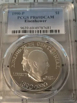 $1 EISENHOWER SILVER