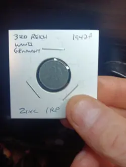 #G12- 1942A GERRMANY WW2 3RD REICH SWASTIKA 1 PFEENING