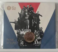 2020 ROYAL MINT VE DAY VICTORY IN EUROPE 75 YEARS WW2 2 TWO POUND BUNC SEALED