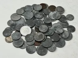 GERMANY COIN LOT * 1893-1944 ** GERMAN EMPIRE WWI WW2 THIRD REICH COINS BULK LOT
