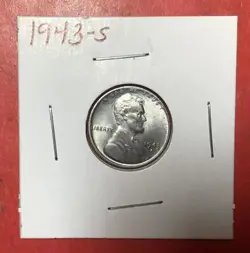 1943S CHOICE UNCIRCULATED LINCOLN 