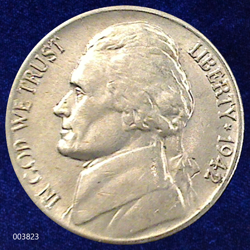 JEFFERSON NICKEL UNC/AU
