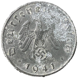 1941 GERMANY COIN 10 PFENNIG D KM# 101 3RD REICH GERMAN WW2 WWII COINS EXACTCOIN