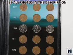 NOBLESPIRIT NO RESERVE) 1941-1945 WW2 PENNY COLLECTION, PHILADELPHIA / DENVER
