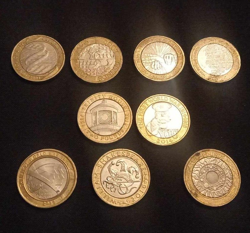 UK £2 TWO POUND COINS SHAKESPEARE DOUBLE HELIX FLORENCE NIGHTINGALE 2015 ERROR