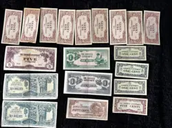 WW2 BANK NOTES