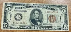 DOLLAR BILL $5.00